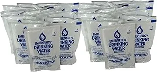 2 paquetes de agua de emergencia Datrex - Suministro de 3 días/72 horas (24 paquetes)