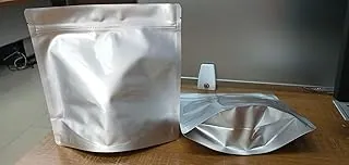 (50 unidades) MRE (Meal, listo para comer) bolsa de Mylar con cremallera resellable para almacenamiento de alimentos a largo plazo, 8.5 x 8.5 pulgadas / (fuerte 7 mil/180 micras de grosor)