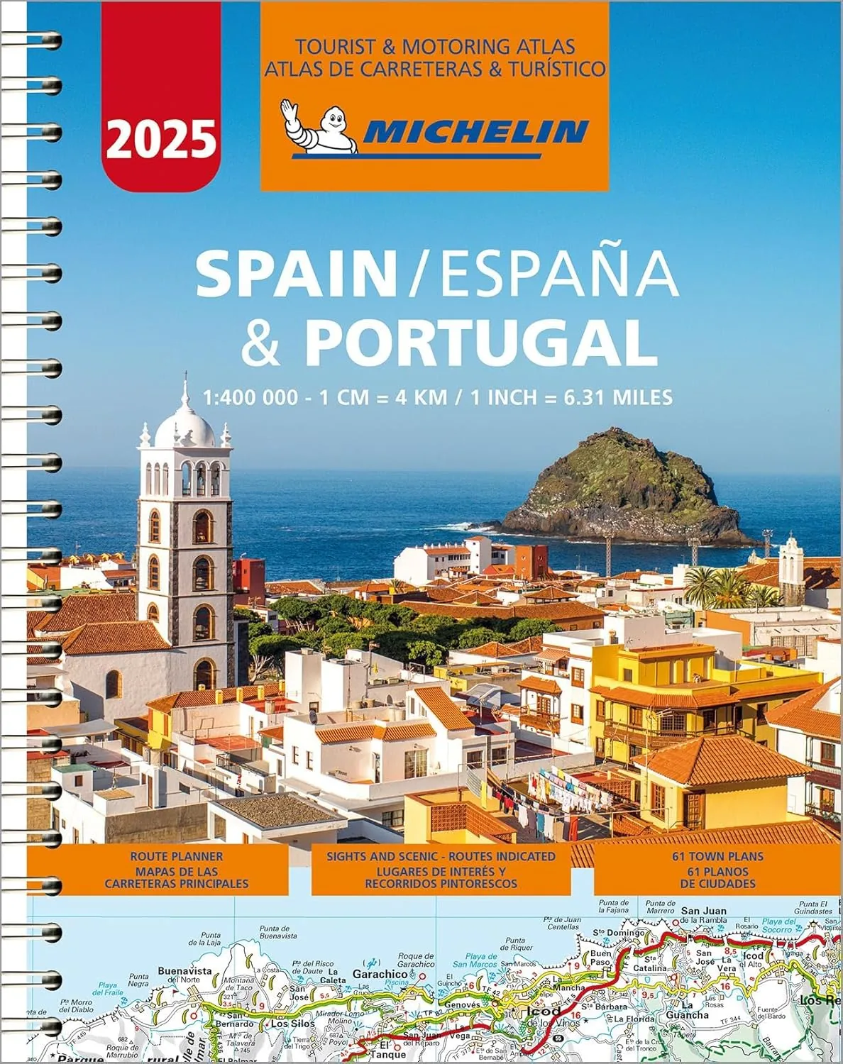 Atlas de Carreteras España & Portugal 2025 espiral