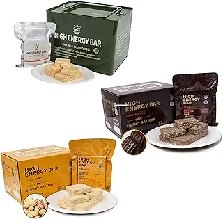 Barras de ración de alimentos de emergencia, 3 cajas de pestañas de supervivencia para acampar al aire libre, tormentas de nieve, terremotos, kit de preparación para desastres