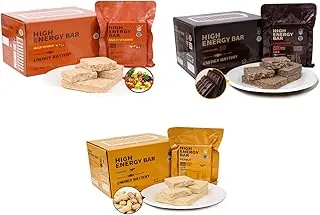 Barras de ración de alimentos de emergencia, 3 cajas de pestañas de supervivencia para acampar al aire libre, tormentas de nieve, terremotos, kit de preparación para desastres