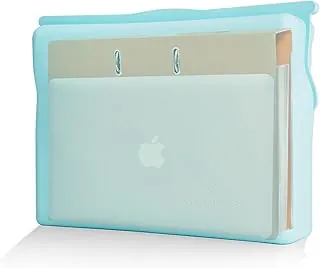 Bolsa grande de silicona impermeable y resistente al calor, bolsa hermética con cierre cerrado, resistente al fuego y al agua, soporte de almacenamiento seguro para efectivo, pasaporte, laptop, carpeta, documentos legales importantes y objetos de valor