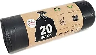 Bolsas de basura biodegradables para inodoro de campamento, bolsas de basura y bolsas de basura Porta compostables de 8 galones para exteriores, senderismo y viajes, diseño a prueba de fugas y sin