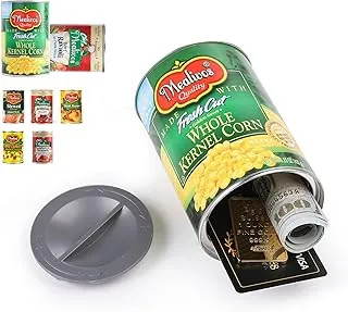 Caja Fuerte de Desviación de Lata Falsa, Perfecta para Ocultar Llave de Almacenamiento, Dinero en Efectivo, Joyas, Tarjetas, Monedas - Mantén Tus Objetos de Valor Seguros - Maíz