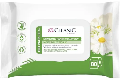 Papel higiénico húmedo para el kit de higiene de emergencia