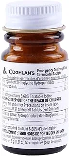 Coghlan's Tabletas germicidas de agua potable