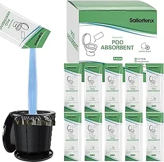 Cosa absorbente para inodoro portátil, productos químicos de inodoro de camping, gel absorbente ecológico degradable, gelificación de residuos líquidos y desodorizante, absorbente de