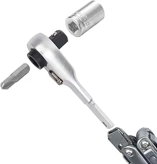 Destornillador de trinquete EDC 2 en 1 de extremo plano para accesorios multiherramienta LEATHERMAN, compatible con adaptadores de punta plana multiherramientas