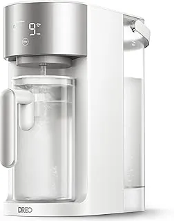 DREO Encimera de filtro de agua de ósmosis inversa, sistema de filtración de ósmosis inversa, 3:1 de pura para drenar, TDS y vida del filtro y jarra de llenado automático, sin instalación, purificador de agua autolimpiante, filtro de agua RO