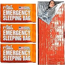 Emergency Sleeping Bag for Survival Gear and Supplies Life Bivy Sack Waterproof Mylar Emergency Blankets for Survival Kit Car Camping Gear Hiking Tac Bivvy Go Bags Supplies Sleep Sacks Shelter