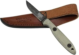 ESEE Cuchillos Cody Rowen CR2.5 Caza Camping Cuchillo de hoja fija Funda de cuero CR2.5-BO