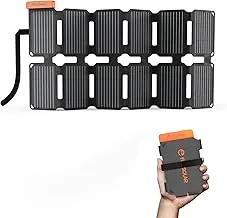 FlexSolar Cargador de panel solar ultraportátil de 36 W con carga rápida, puertos USB-A y USB-C y CC, ultraligero para energía de emergencia al aire libre, mochileros, senderismo y campamento