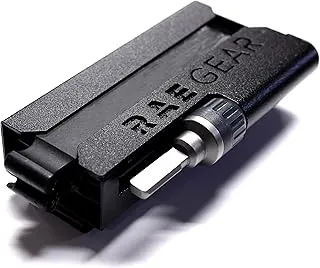 Funda compatible con Leatherman BIT KIT + extensor de trinquete de 2.25 pulgadas con resorte de acero para cinturón (kits de brocas y extensor no incluidos)