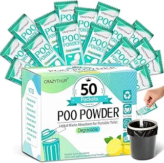 Gel de inodoro portátil, polvo de caca para inodoro portátil, gel de inodoro para camping, polvo de orina, polvo de inodoro portátil para acampar al aire libre y senderismo en polvo de gel