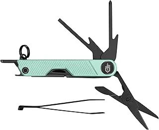 Gerber Gear Armbar Mini – Multiherramienta de viaje 8 en 1 con abridor de paquetes, destornillador y tijeras – Equipo de aventura EDC para camping, senderismo y al aire libre – Herramienta de utilidad