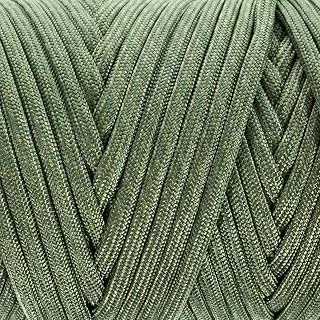 GOLBERG - Cuerda de paracaídas Paracord de 550 libras, 100% nailon fabricado en Estados Unidos, Paracord tipo III que cumple con las especificaciones militares, utilizado por las fuerzas armadas estadounidenses, varios colores y longitudes disponibles, Verde