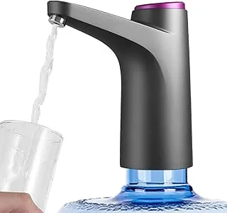 GOLDEN DEER Dispensador de agua para botella de 5 galones, enfriador de agua portátil, dispensador universal de agua para botellas de 2.5, 3 y 5 galones, bomba de agua con carga USB
