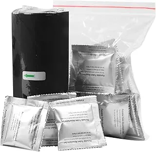 Hapoon Bolsa de inodoro portátil compostable de 8 galones con juego de Poo gel, 1.18 mil extra gruesas, bolsas de orinal biodegradables, bolsa de basura para camping, senderismo, viajes por carretera