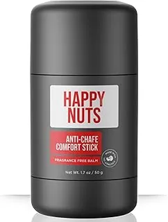 HAPPY NUTS Barra de confort antirozaduras para hombres: la mejor defensa de la fricción y prevención de rozaduras para estilos de vida activos, perfecto para corredores, ciclistas y hombres activos