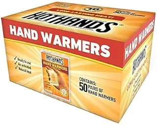 HotHands Calentador de manos a granel 50 pk. Caja (50 pares)