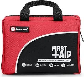 Kit de primeros auxilios, 160 piezas, compacto y ligero, incluye paquete de hielo frío, manta de emergencia, almohadilla de moleskin, perfecto para viajes, hogar, oficina, automóvil, campamento, lugar