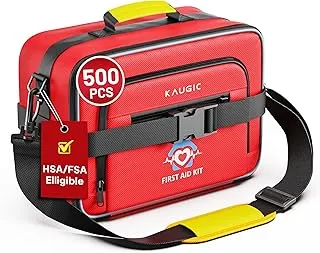Kit de primeros auxilios de 500 piezas para viajes, camping, coche, hogar, negocios, kit de emergencia bien organizado, kits de primeros auxilios para el hogar, universidad, suministros esenciales