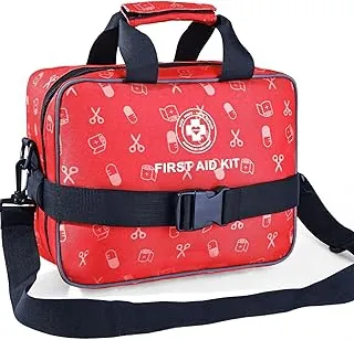 Kit de primeros auxilios de emergencia de 530 piezas todo en uno, kit médico grande para el hogar, automóvil, camping, viajes, senderismo, deportes y exteriores