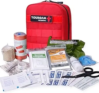 Kit de primeros auxilios para trauma, kit de primeros auxilios IFAK, kit de medicina EDC de primeros auxilios, bolsa táctica de emergencia militar Molle de primera respuesta, kit para detener el