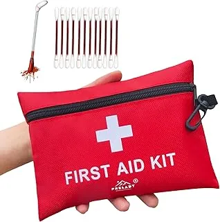 Kit de primeros auxilios pequeño de 152 piezas, kit de primeros auxilios de tamaño de viaje aprobado por la TSA, mini kit de primeros auxilios para el hogar, automóvil, viajes, camping, camión