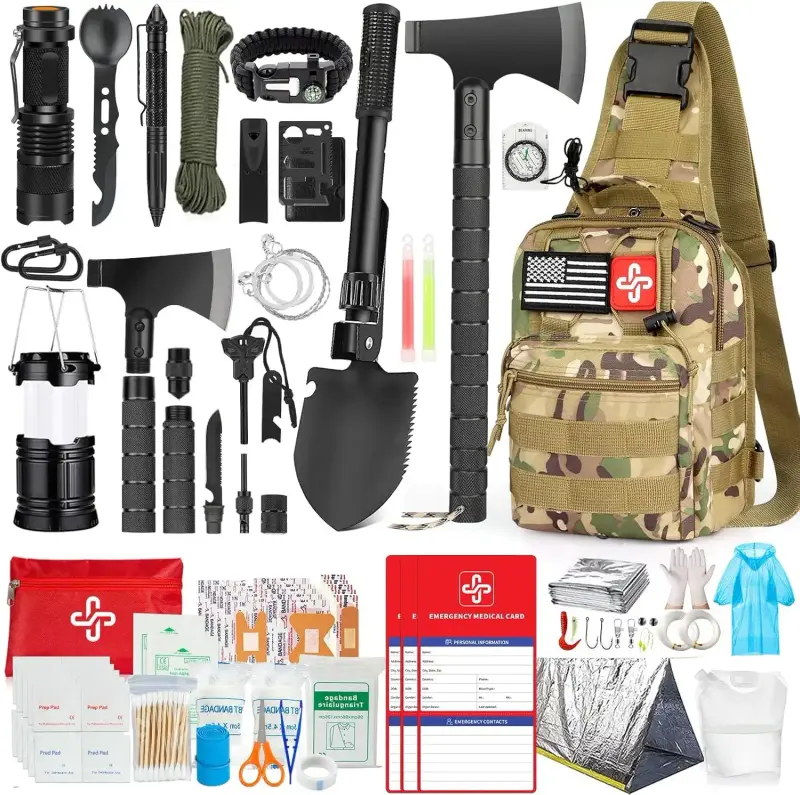 Kit supervivencia 262 piezas completo