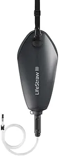 LifeStraw Sistema de filtro de agua compacto por gravedad de la serie Peak; 3L; gris montaña oscura