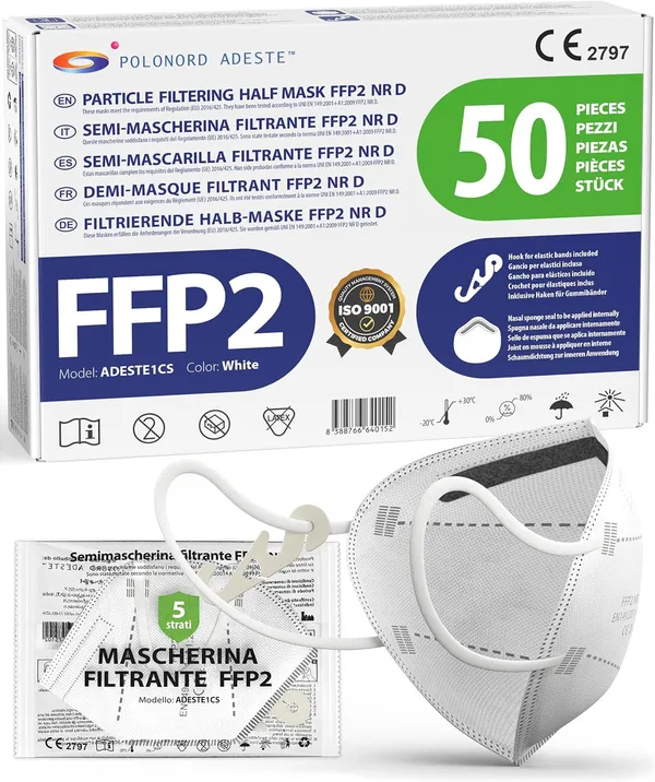 Máscaras FFP2 50 unidades