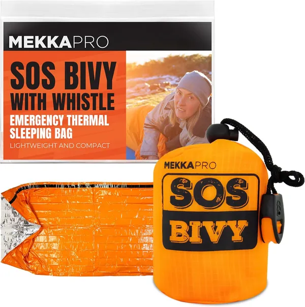 MEKKAPRO Saco Emergencia con Silbato
