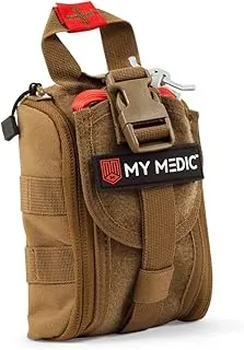 MY MEDIC TFAK - Kit de primeros auxilios para trauma, bolsa de equipo de rescate médico de emergencia y suministros tácticos de supervivencia para caza, senderismo, camping, el campo de tiro o coche