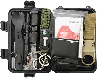 Olipus Kit de primeros auxilios de supervivencia todo en uno IFAK EMT Molle bolsa de trauma compacto equipo de supervivencia de emergencia para el hogar, coche, camping, senderismo, terremoto