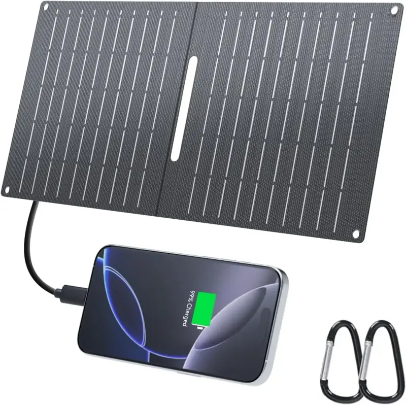 Ecosonique Cargador Solar Portátil 15W IP67 USB