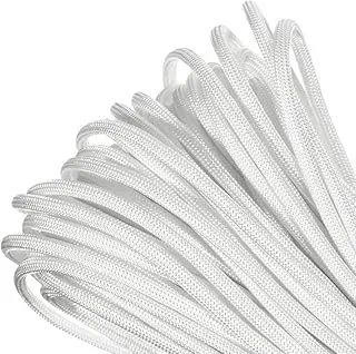 Paracord Planet Paracord Genuino Tipo III de 550lb – Cordón de Nylon en Colores Sólidos, Múltiples y Reflectantes – Más de 25 Colores y Opciones de Longitud de 10', 25', 50' y 100'