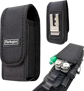 Perilogics Funda magnética para herramientas Leatherman – Bolsa de nailon para cinturón para Wave Plus, Wingman, Charge, Surge, Super Tool 300, Signal, Free P2 y P4 (4–4.5 pulgadas) – Camuflaje
