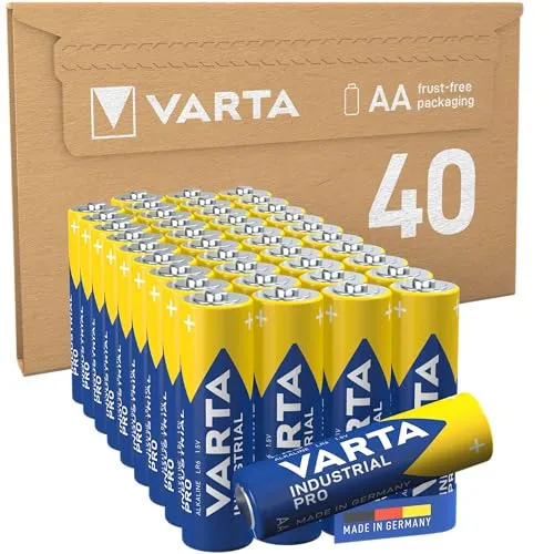 VARTA Industrial Pro Pilas AA Alcalinas Pack de 40