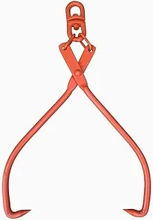 Pinzas deslizantes para levantar troncos/arrastrar giratorias, pinzas de acero, herramienta de levantamiento, manejo, arrastre y transporte, apertura de mandíbula de 32 pulgadas (32 pulgadas, doble