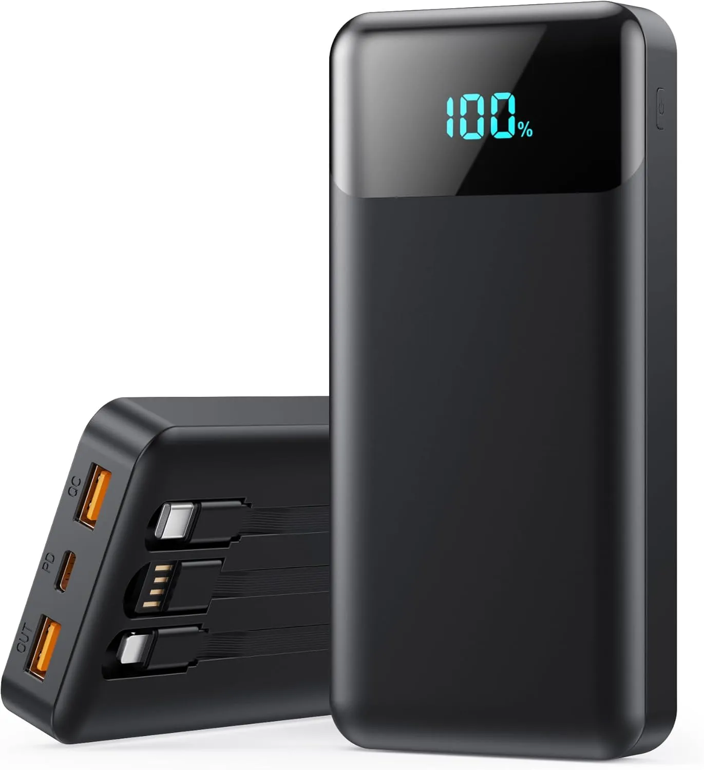 Power Bank 26800mAh com 3 Cabos PD 25W