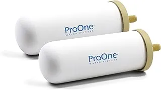 ProOne 7-Pulgadas Filtro de Agua por Gravedad de Reemplazo Serie G, Paquete de 2 - Universalmente Compatible con Sistemas de Filtro de Agua por Gravedad - Certificado NSF/ANSI para Reducir el Plomo