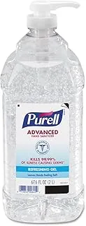 PURELL 962504CT Desinfectante de manos instantáneo avanzado, botella de 2 litros, 4 por caja