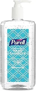 PURELL Advanced 9632-04-CMR - Gel refrescante desinfectante de manos, aroma limpio, botella de bomba de 1 litro (paquete de 1)