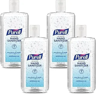 PURELL Advanced 9683-04 - Gel refrescante desinfectante de manos, botella abatible de 1 litro (paquete de 4)