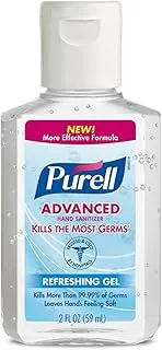 Purell Gel refrescante desinfectante de manos avanzado de 2 onzas (paquete de 6)