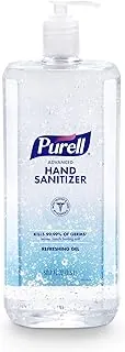 PURELL - Gel refrescante y desinfectante de manos avanzado con aroma limpio en botella dispensadora de 1.5 litros (paquete de 1 unidad) - 5015-04