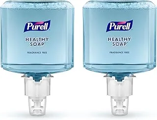 PURELL Jabón saludable marca Espuma suave y libre, sin fragancia, repuesto de 40.6 fl oz para dispensador automático de jabón PURELL ES6 (paquete de 2) – 6472-02 – Fabricado por GOJO, Inc.