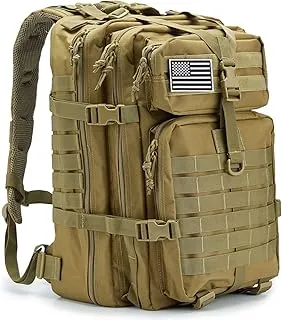 QT&QY 45L Military Tactical Backpacks For Men Camping Hiking Trekking Daypack Bug Out Bag Lage MOLLE 3 Day Assault Pack