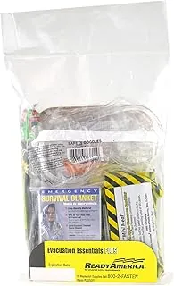 QuakeHOLD! Kit de evacuación Essentials Plus, terremoto, incendio, inundación, huracán, bolsa de insectos, alimentos para 5 años, agua de 5 años, kit de preparación para emergencias, bolsa compacta de
